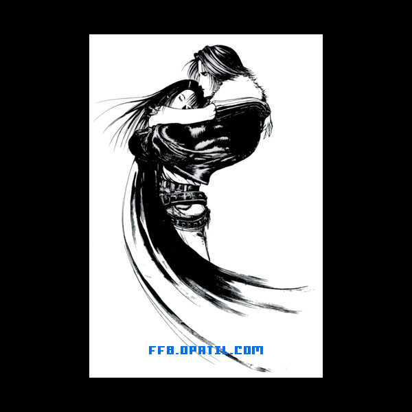 タイトルロゴ 画像 ─ FF8 天野喜孝氏のコンセプトアート：ファイナルファンタジー8 完全攻略