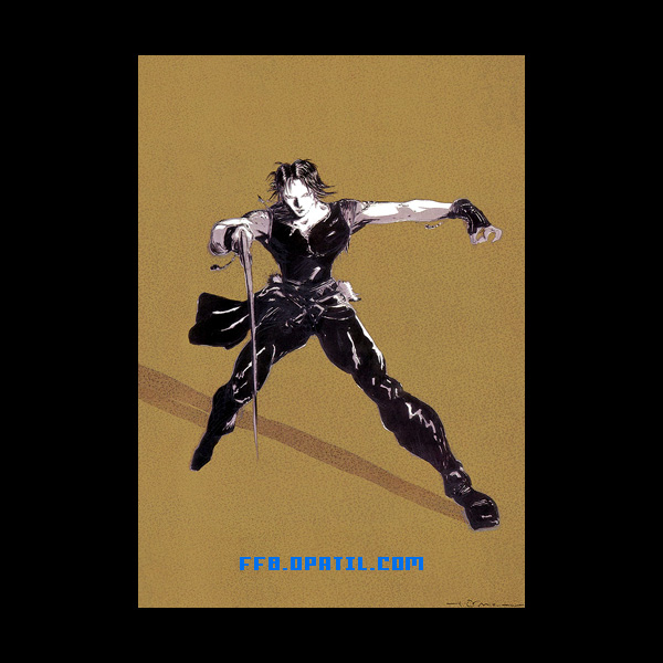 スコール 画像 ─ FF8 天野喜孝氏のコンセプトアート：ファイナルファンタジー8 完全攻略
