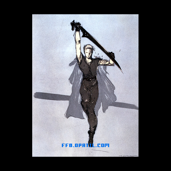サイファー 画像 ─ FF8 天野喜孝氏のコンセプトアート：ファイナルファンタジー8 完全攻略