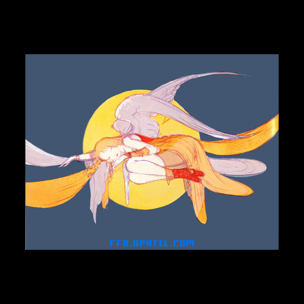 リノア 画像 ─ FF8 天野喜孝氏のコンセプトアート：ファイナルファンタジー8 完全攻略
