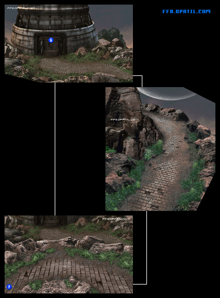 ドール（実地試験時）のマップ画像7：ファイナルファンタジー8 完全攻略