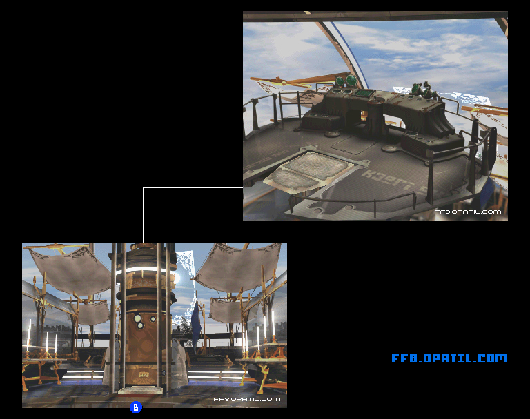 バラムガーデン3Fのマップ画像3：ファイナルファンタジー8 完全攻略