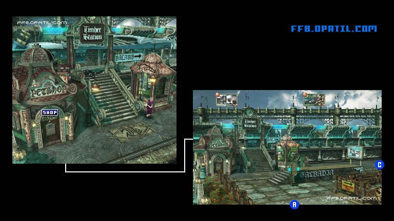ティンバーのマップ画像1：ファイナルファンタジー8 完全攻略