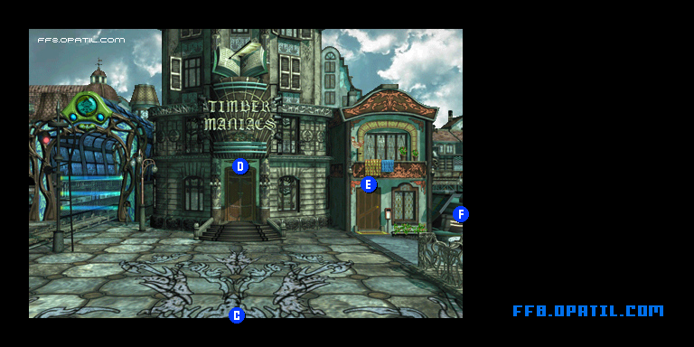ティンバーのマップ画像4：ファイナルファンタジー8 完全攻略