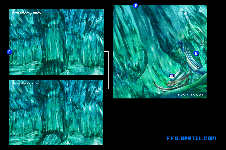セントラ発掘現場（ラグナ編）のマップ画像4：ファイナルファンタジー8 完全攻略