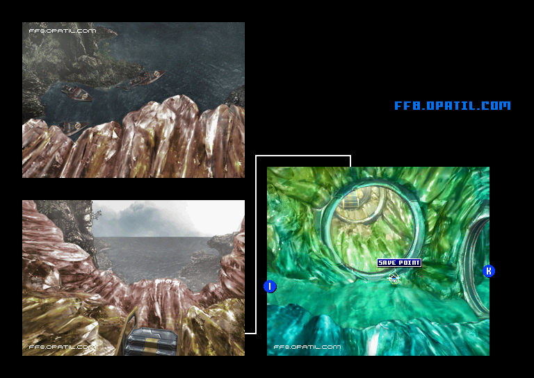 セントラ発掘現場（ラグナ編）のマップ画像10：ファイナルファンタジー8 完全攻略