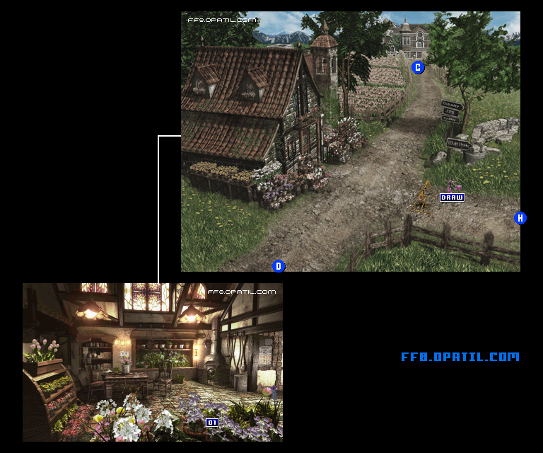 ウィンヒルのマップ画像4：ファイナルファンタジー8 完全攻略