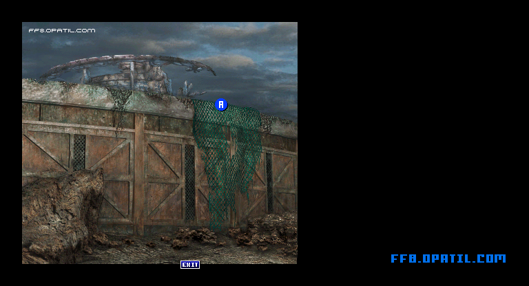 トラビアガーデンのマップ画像1：ファイナルファンタジー8 完全攻略
