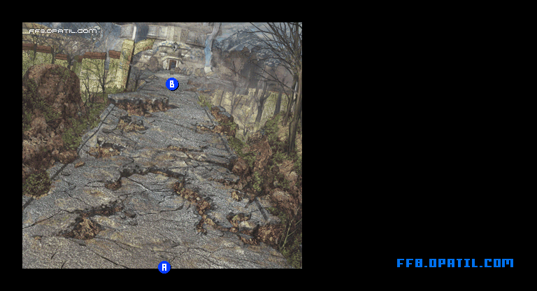 トラビアガーデンのマップ画像2：ファイナルファンタジー8 完全攻略