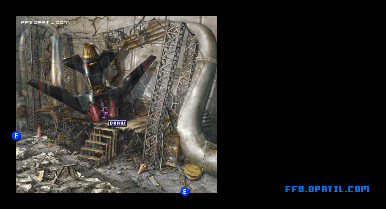 トラビアガーデンのマップ画像6：ファイナルファンタジー8 完全攻略