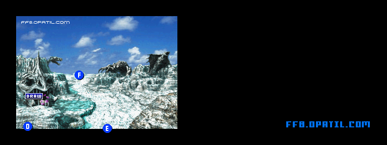 大塩湖のマップ画像4：ファイナルファンタジー8 完全攻略