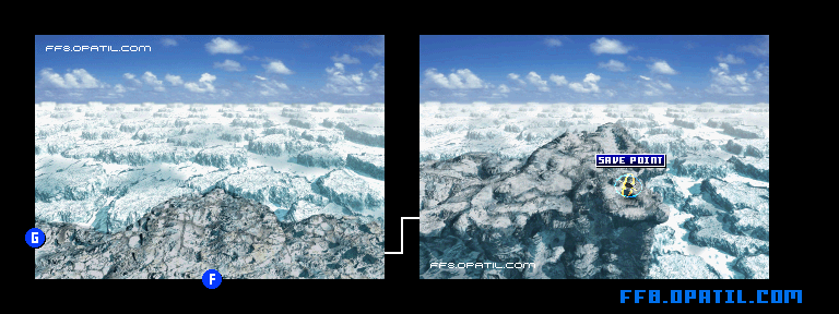 大塩湖のマップ画像5：ファイナルファンタジー8 完全攻略
