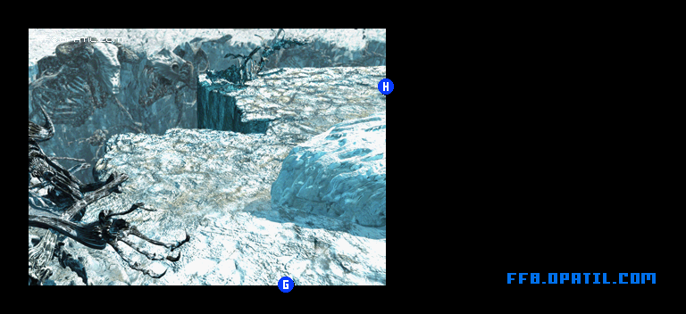 大塩湖のマップ画像6：ファイナルファンタジー8 完全攻略