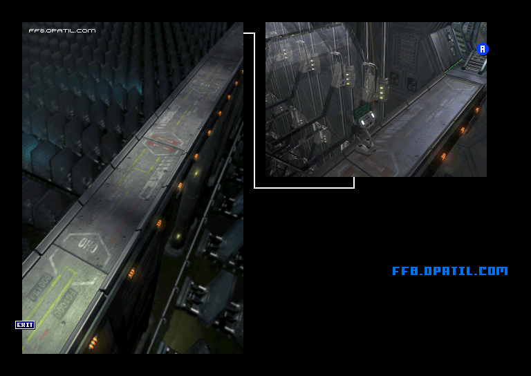 謎の建造物のマップ画像1：ファイナルファンタジー8 完全攻略