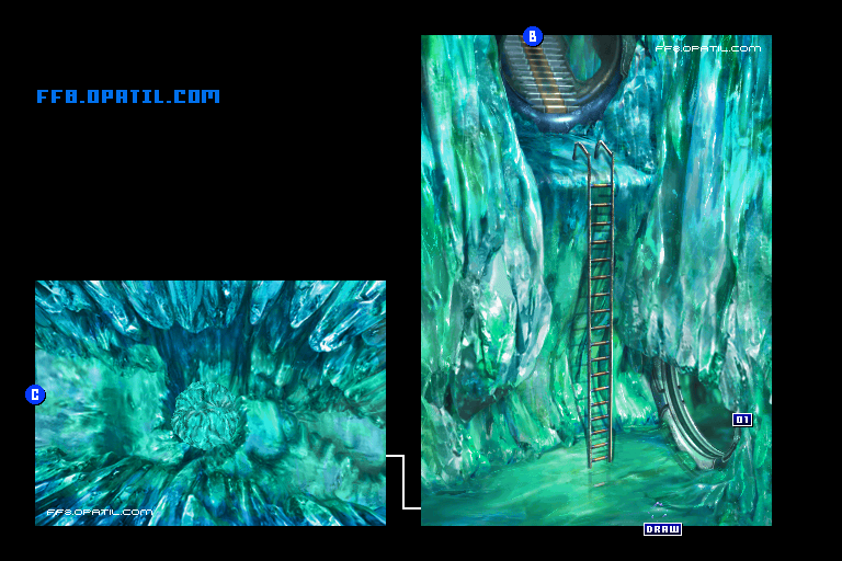 ルナティックパンドラのマップ画像3：ファイナルファンタジー8 完全攻略