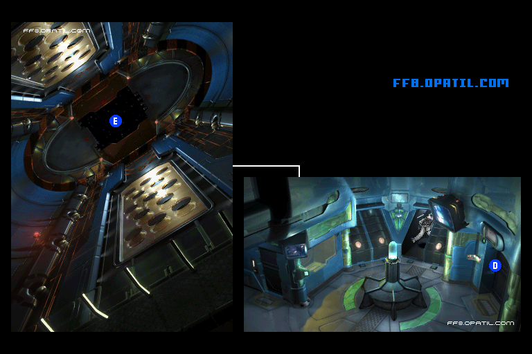 ルナサイドベースのマップ画像5：ファイナルファンタジー8 完全攻略