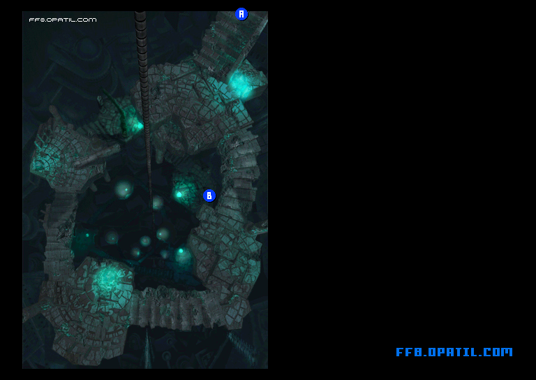 大海のよどみのマップ画像2：ファイナルファンタジー8 完全攻略