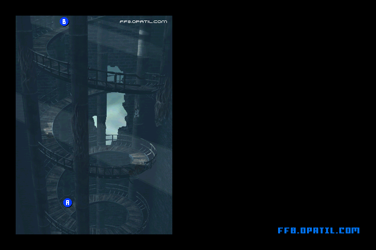 アルティミシア城・時計塔のマップ画像2：ファイナルファンタジー8 完全攻略