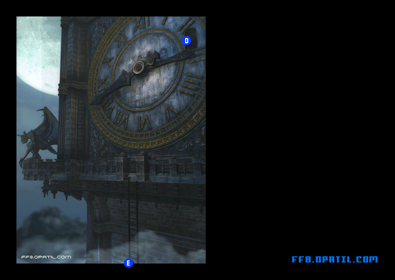 アルティミシア城・時計塔のマップ画像5：ファイナルファンタジー8 完全攻略